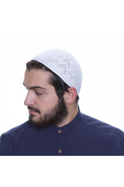 İkranur طوق صلاة أبيض (12 قطعة)