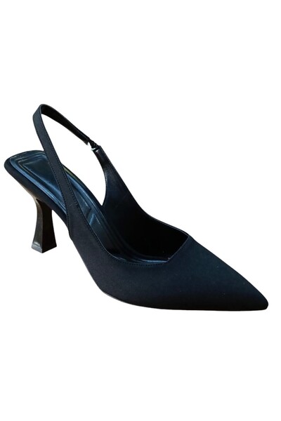 BİLENER Şiko 809 Women's Goblet Heel Open Back Stiletto Shoes