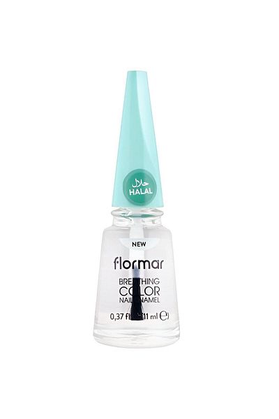 Flormar Breathing Color Nail Enamel, 001 Transparent