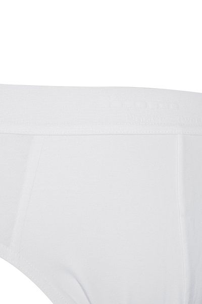 Kom Men's Modal Cotton Lycra 4-Piece White Slip Panties