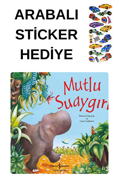 TÜRKİYE İŞ BANKASI KÜLTÜR YAYINLARI ARABALI STİCKER HEDİYELİ - OKUL ÖNCESİ RE...
