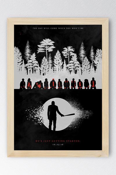 Saturn The Walking Dead Pictură înrămată - Poster de televiziune