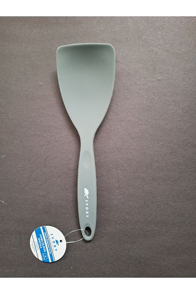 IVORY Unbreakable Nonstick Silicone Wide Mouth Rice Cooking Spoon Spatula