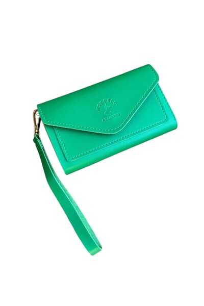 ARONA Kadın Cüzdan El Cüzdan Aksesuar Orta Boy Yeşil