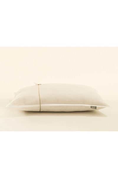 SENORA 100% Natural Merino Bead Wool Pillow for Low Face