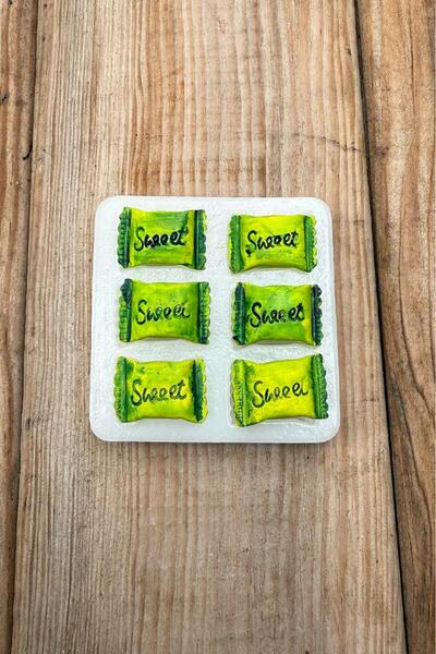 rufus concept Sweet Altılı Silikon Mum Kalıbı