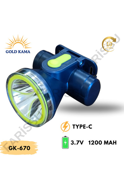 farissu GOLD KAMA GK-670 –Düşük modda  10 Saat Kesintisiz Aydınlatma!