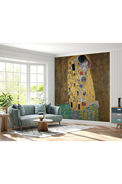 Home Gustav Klimt - The Lovers poster duvar kağıdı