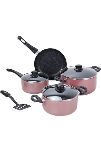 Generic Royalford Aluminium Cookware Set - 8 Pieces
