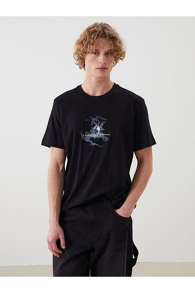 LC Waikiki Ανδρικό μπλουζάκι με στάμπα XSIDE Crew Neck