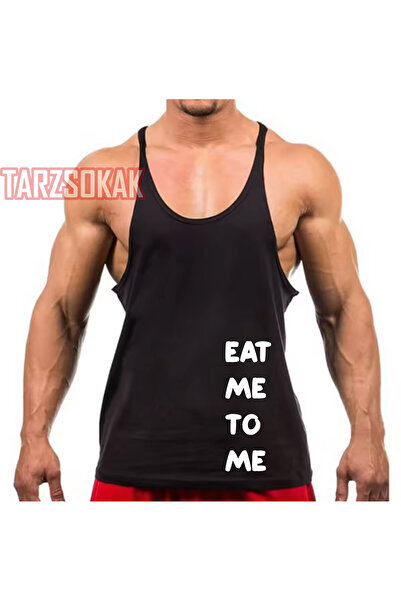Tarzsokak Gym Tank Top Fitness Athlete Athlete Eat Me to Me Ye Me