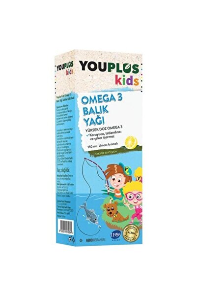 Youplus Kids Omega 3 150 ml Şurup