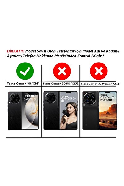 HANPORIUM Tecno Camon 30 Cl6 Uyumlu Silikon Kılıf - Kamera Korumalı Esnek Pastel Renk Kapak - Siyah