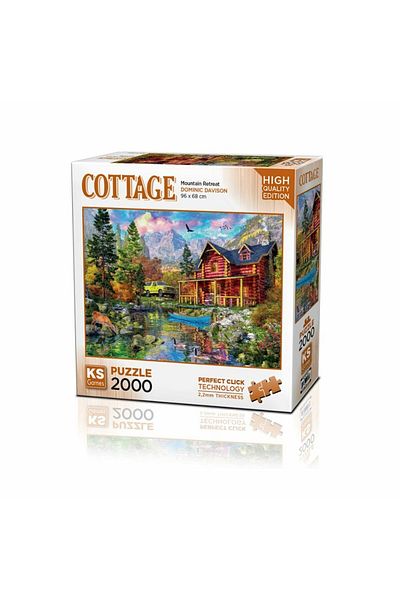 Ks Puzzle 22513 Mountain Retreat 2000 Piece Puzzle