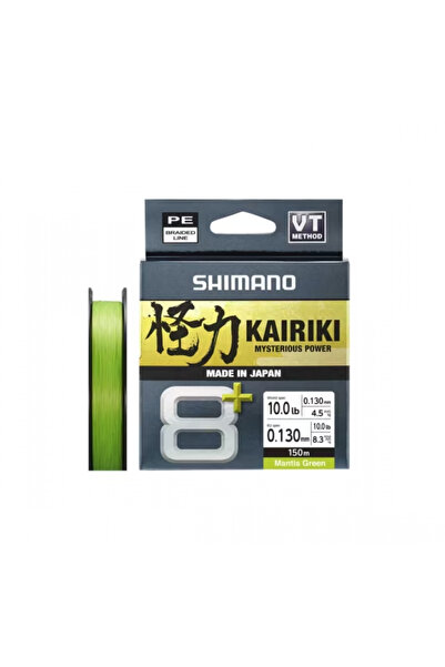 Shimano Linie de pescuit Kairiki 8+ 150M 0.13Mm 9.1Kg M. Verde