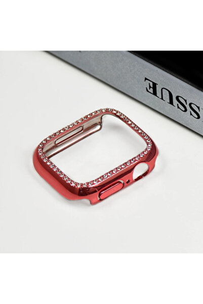 PSGT Apple Watch 3 4 5 6 7 8 9 Se Nike 38mm Kasa Koruyucu Işıltılı Parlak Taş...