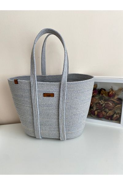 MS Glassware Σειρά Wicker House Jute Beach Bag, Arm and Hand Castle
