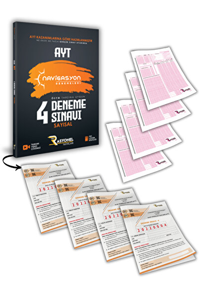 Rasyonel Yayınları Ayt Sayısal 4'lü Deneme Seti (MEB VE 2025 AYT MÜFREDATINA UYGUN)