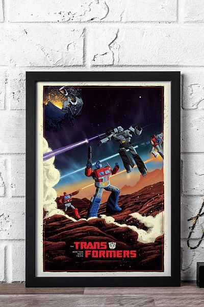 Saturn Pictură înrămate Transformers - Pictură poster film