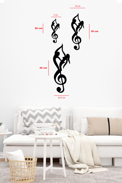 To Design Lab Müzik - Dans - Nota Temalı Dekoratif Tablo