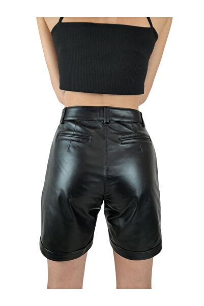 Rodos Hakiki deri şort