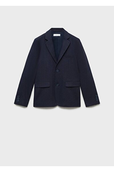 MANGO Kids Лляний піджак-піджак