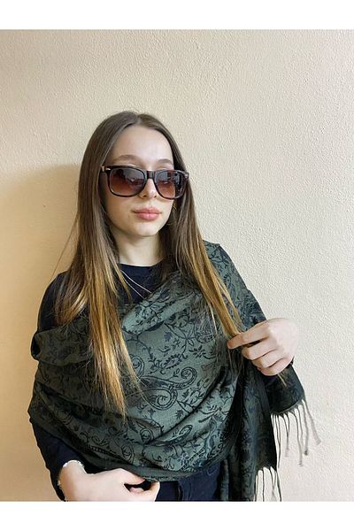 sema aksesuar High Quality Pashmina Shawl - Viscose, Tassel, Shoulder Shawl, 180X75 Cm, Gift