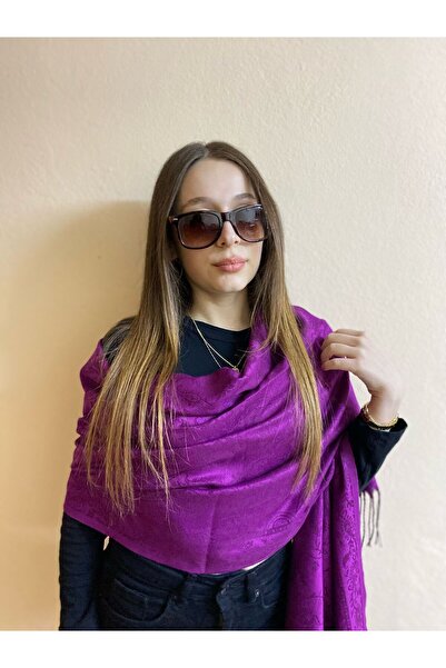 sema aksesuar Σάλι Πασμίνας Υψηλής Ποιότητας - Βισκόζη, Φούντα, Σάλι ώμου, 18...