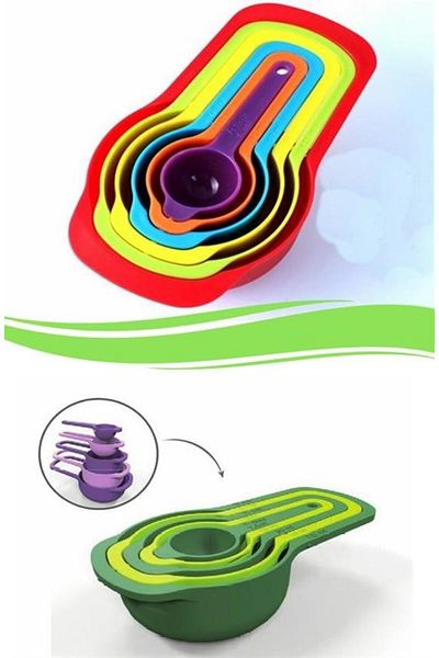 MEDUSHOP Set of 5 Sugar and Spice Measuring Spoons - Practical Apparatus