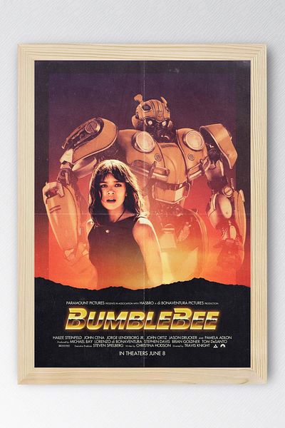 Saturn Pictură înrămată Transformers Bumblebee - Pictură poster film