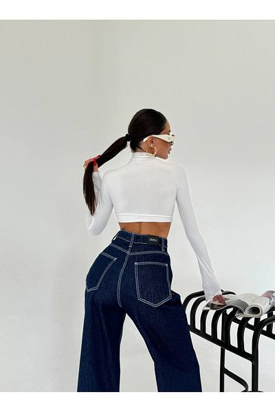 DENİKK Trend Special Design Baggy Wide Leg Comfortable Fit Palazzo Trousers