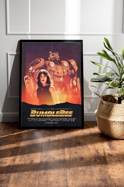 Saturn Pictură înrămată Transformers Bumblebee - Pictură poster film