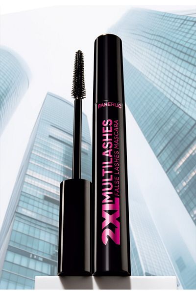 Faberlic Mascara 2XL Multilashes Gives Effects False Eyelashes