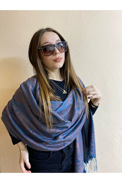 sema aksesuar Pashmina Şal Viskon Kadın Paşmina Omuz Şalı 180x75 Cm Püsküllü Yüksek Kalite Hediyelik