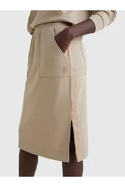 Tommy Hilfiger INTERLOCK MIDI REGULAR FIT SKIRT