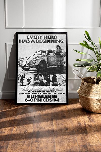 Saturn Pictură înrămată Transformers - Pictură poster film Bumblebee