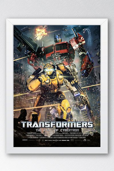 Saturn Pictură înrămate Transformers - Pictură poster film