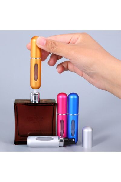 RAPSOLİ Doldurulabilir Mini Parfüm Şişesi, Cep Parfüm Şişesi , Atomizer Cep P...