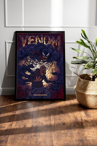 Saturn Pictură înrămată Venom - Pictură poster film Marvel