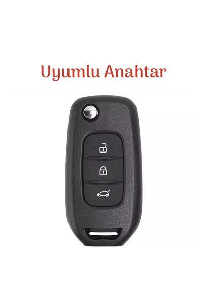 emii auto spare parts Renault Clio 5 Megane 4 Koleos Captur Kadjar - Cream Gold Key Case Cover