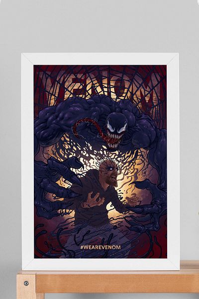 Saturn Pictură înrămată Venom - Pictură poster film Marvel