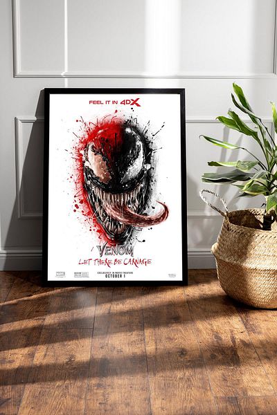 Saturn Pictură înrămată Venom - Pictură poster film Marvel