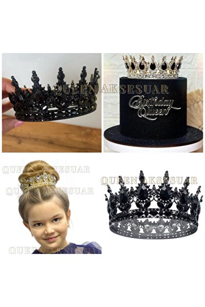 Queen Nelly رأس العروس على شكل تاج الملك الملكة من حجر الكريستال المعدني