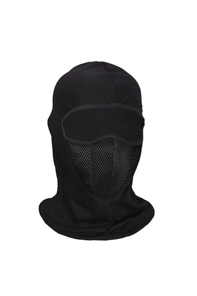 Breen Black Face Mask for Motorists - Face Protector from Cold, Wind and Sun