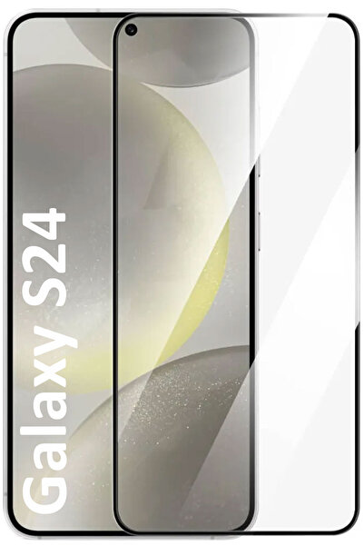 CEPSTOK Samsung Galaxy S24 Kırılmaz Cam 5D Tam Kaplayan İnce Ekran Koruyucu