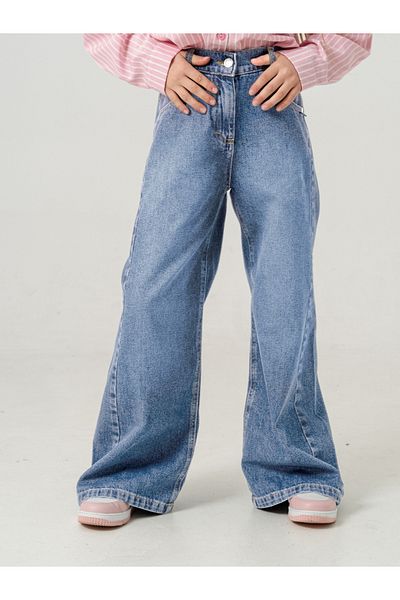 GİYİCEM TEKSTİL Girl's Spanish Jeans