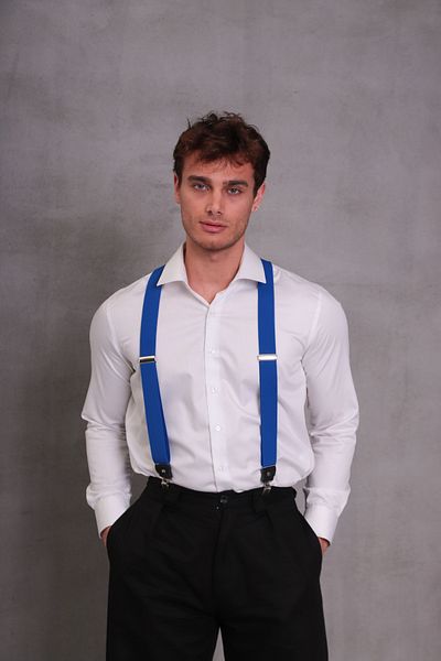 SuspenderS Saks Blue Men's Trouser Hanger
