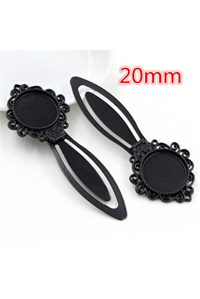 Wadsfred I1-40 Fashion قطعتين 18 مم 20 مم الحجم الداخلي مطلي بالفضة العتيقة ا...