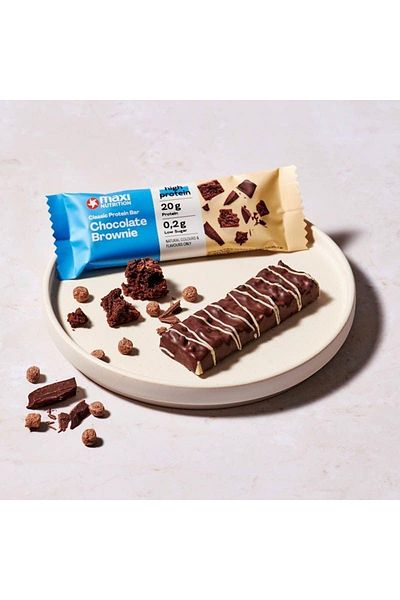 Maxi Nutrition Chocolate Brownie Classic Protein Bar | Box Of 16 Pcs