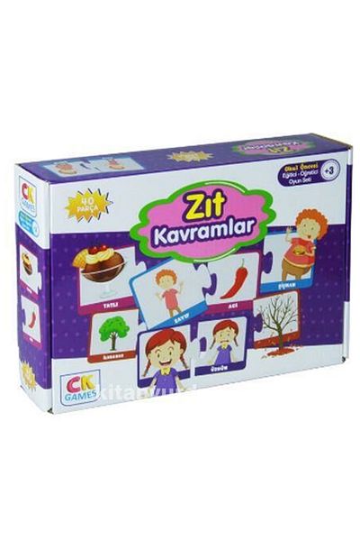 just cheap store 40 Pieces Educational Game Opposite Concepts Puzzle